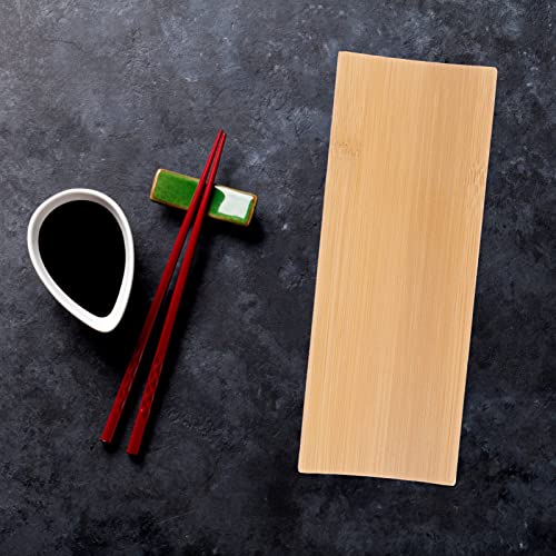 Juego de 2 bandejas para sushi estilo japonés miniatura 4