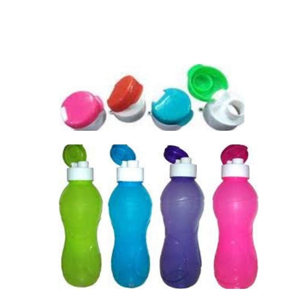 PMW - Flip Top Water Bottle Caps - 6Pcs - Multi Colour-picture-25