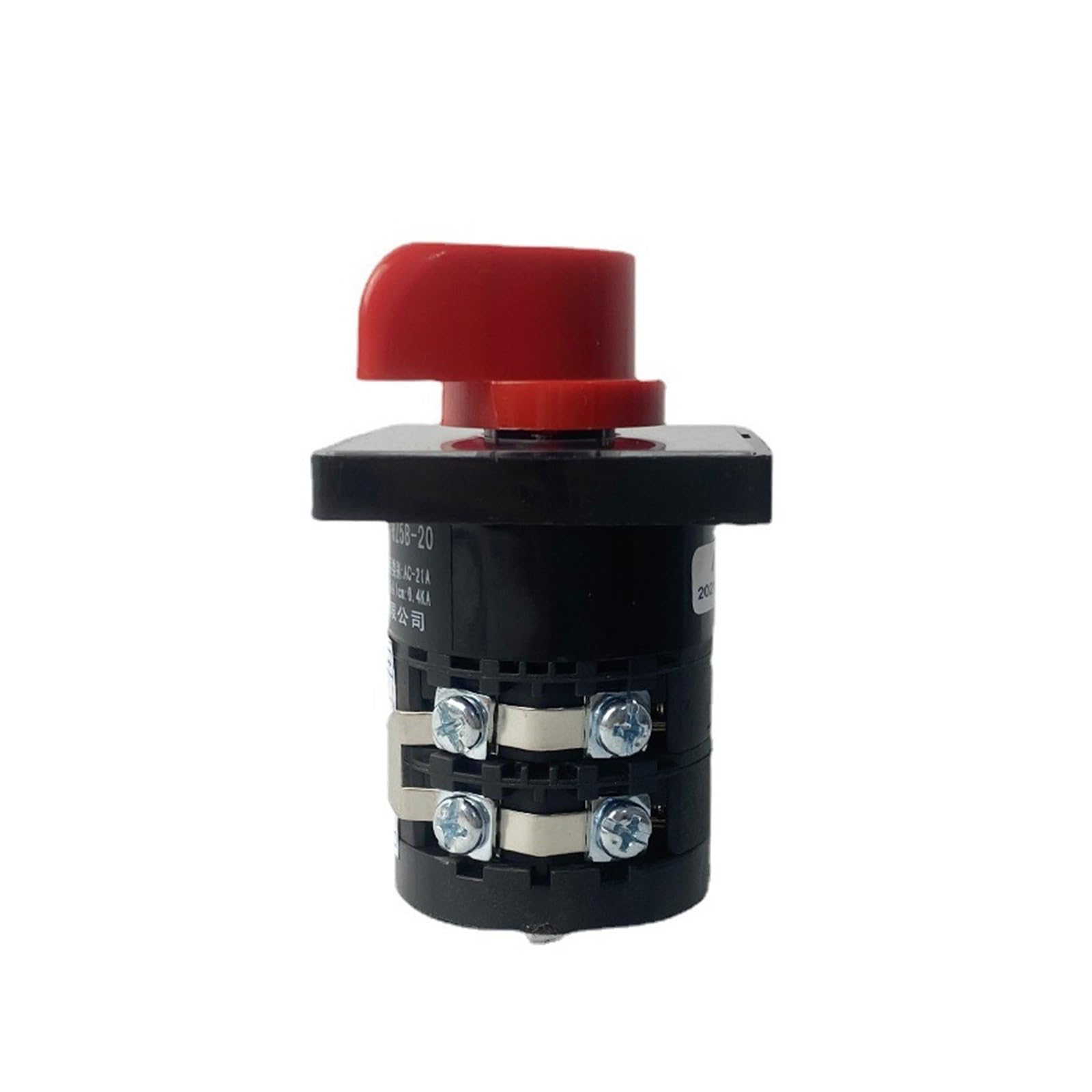 IDGTTLDF 4 Position Rotary Cam Switch 690V 20A 2 Phases electronic starter Changeover Selector Control Manufacturing HZ5B-20/2(Red Handle)