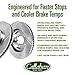 Callahan Brake Parts Rear Brake Kit For Chrysler 200 2015-2017, Jeep Cherokee 2014-2022 [Model Specific] Replacement Drilled Slotted Brake Rotors with Ceramic Brake Pads