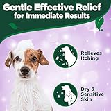 Vet's Best Hypoallergenes Hundeshampoo für empfindliche Haut, lindert Beschwerden bei trockener, juckender Haut, reinigt, befeuchtet und pflegt Haut und Fell 500ml