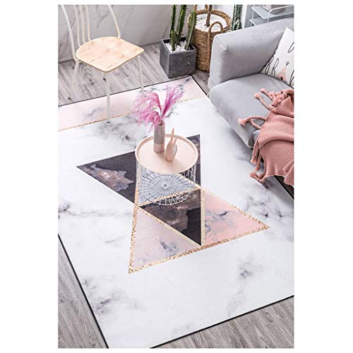 tapijt Nordic Rugs zacht tapijt Kinderkamer speelmat Modern Slaapkamer Nachtlampjes karpetten Grote Bedside Carpet for de woonkamer Vloerkleden (Color : A, Grootte : 200 * 300CM) - Afbeelding 4