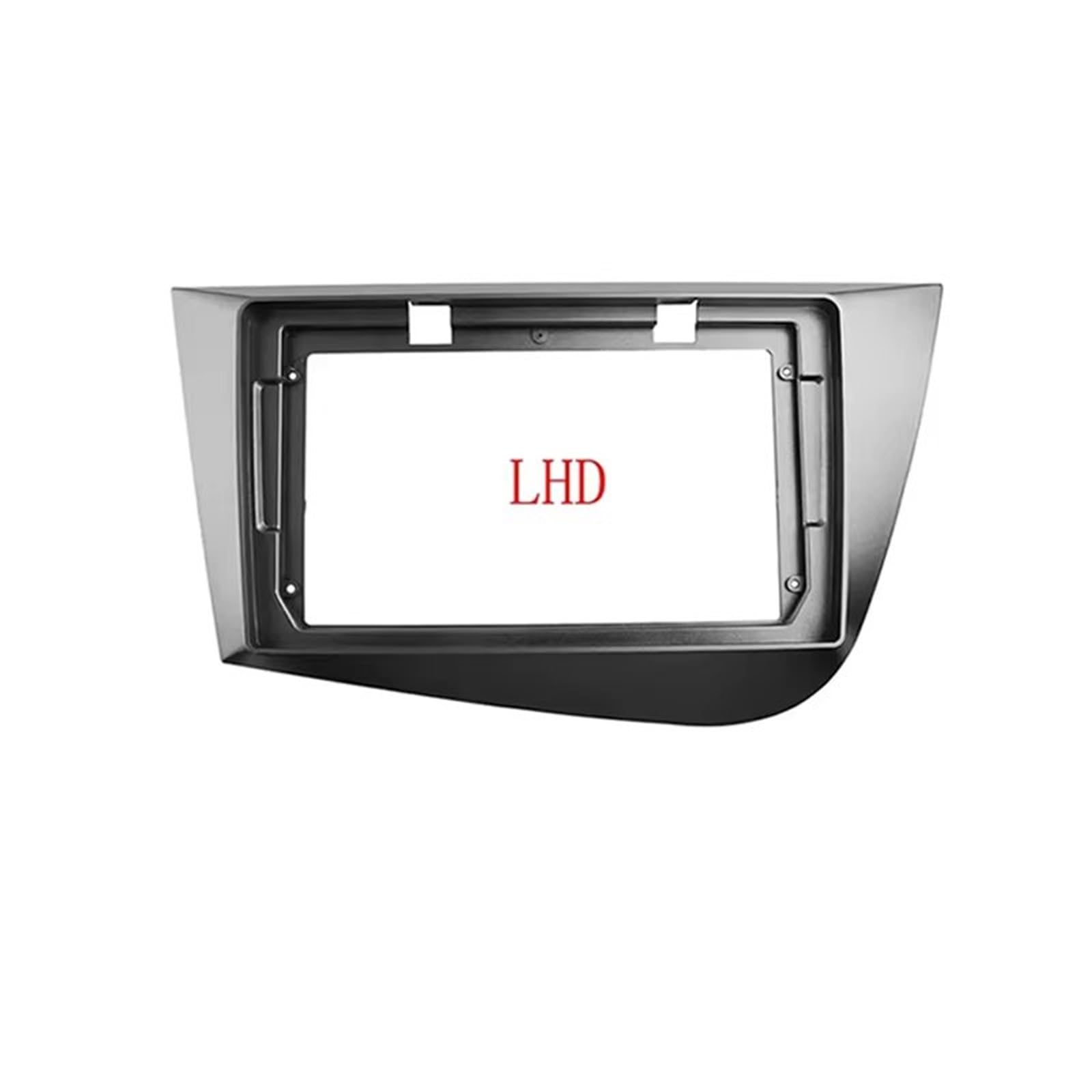 Panel Embellecedor Radio para Seat para Leon 2 MK2 2005-2012 Radio Estéreo Fascia 2Din Marco Panel Reproductor DVD Cable Adaptador Canbus Marco Radio Coche(Frame LHD)