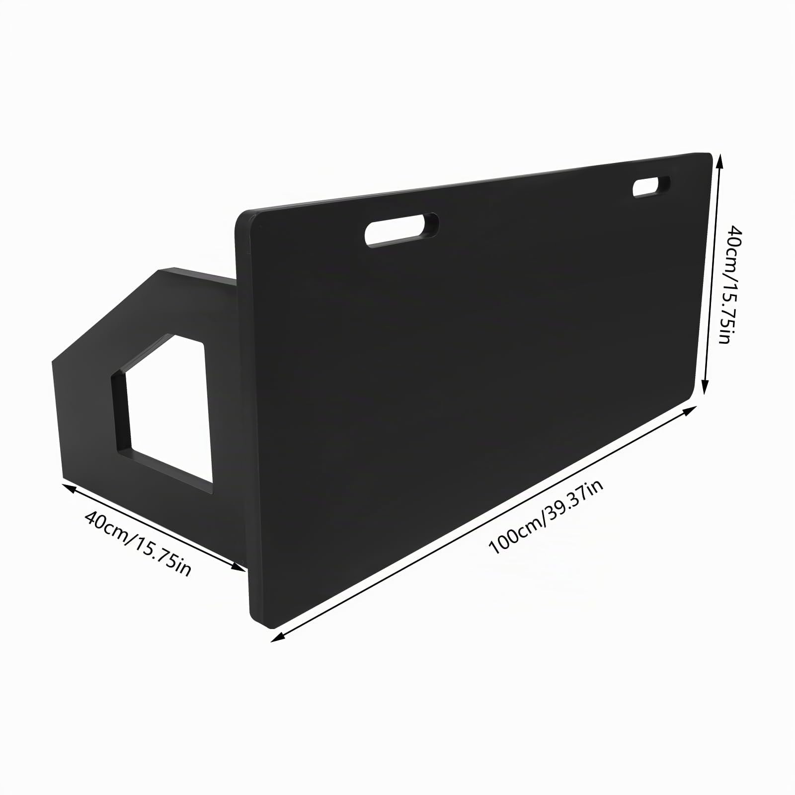 Tabla de rebote de fútbol, tablero de rebote portátil, equipo de rebote de pared de HDPE, tabla de rebote de fútbol para control, ajuste, ejercicios de tiro, 100 x 40 x 40 cm