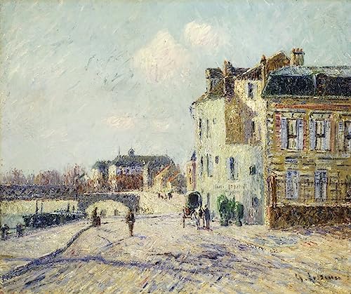 Peinture sur toile Nordique de Gustave Loiseau reproduction d'art chic pour chambre 60x90cm
