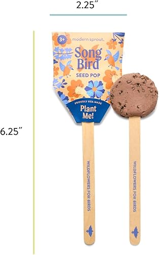 Miniatura 2 de Modern Sprout Paletas de semillas, paquete de semillas de jardín, plantas de interior o exterior, semillas orgánicas, mezcla de verduras y hierbas