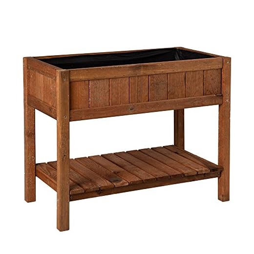 Catral 75020001 - Huerto urbano Germin 40, 76 x 80 x 40 cm (altura cubeta 25 cm), madera de pino