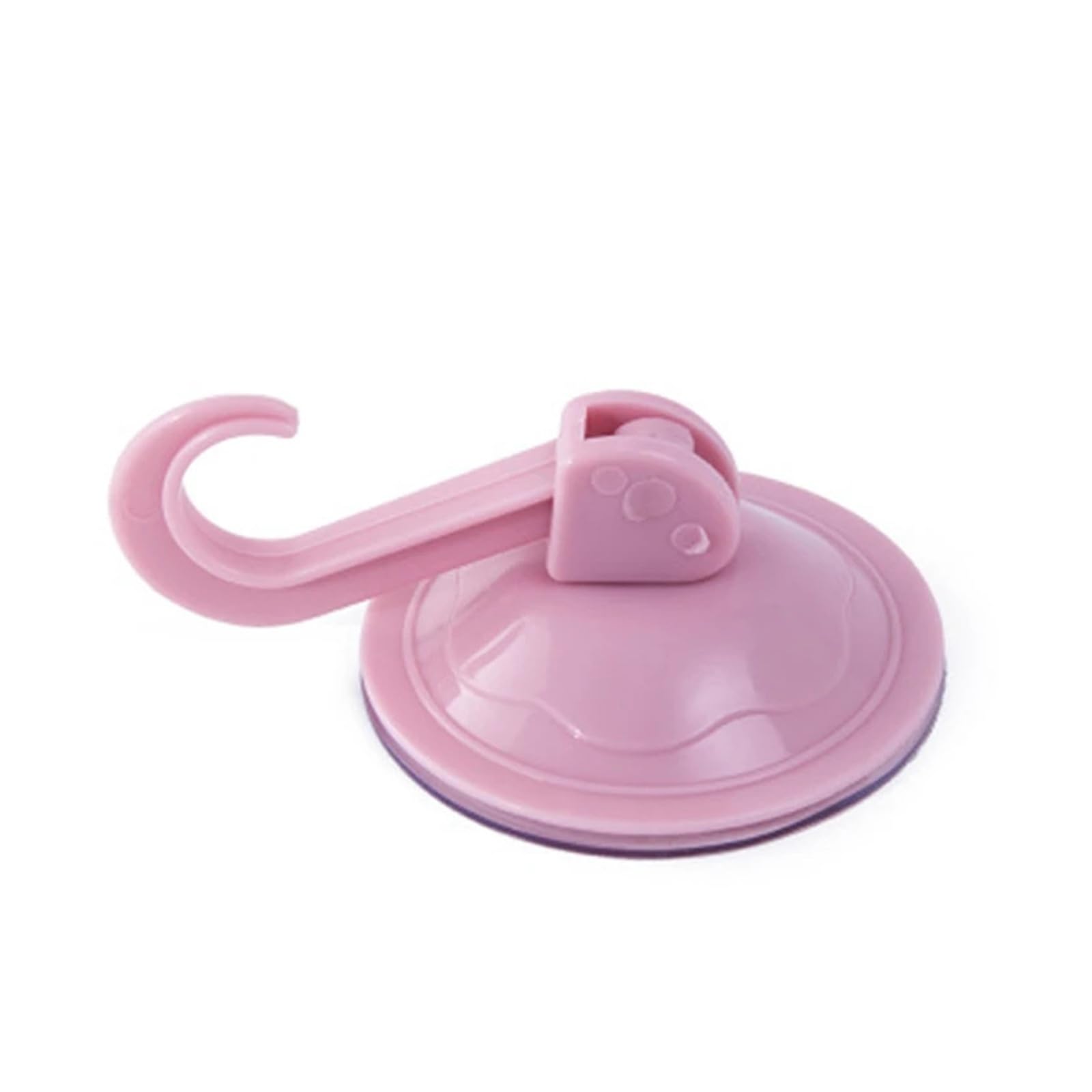 HRXEXSBAM 2PCS Strong Waterproof Suction Cup Hooks, Vacuum Suction Towel Hangers for Bathroom Kitchen(Pink)