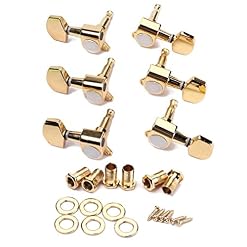 Healifty 6 pcs 3L 3R dorure classique d’accordage de guitare verrouillage des touches Tuner Mécaniques avec des Embouts filetée Vis Finition chrome pour guitare électrique - Les Beatles, Paul McCartney, John Lennon, RIngo Starr, George Harrison Healifty 6 pcs 3L 3R dorure classique d'accordage de guitare verrouillage des touches Tuner Mécaniques avec des Embouts filetée Vis Finition chrome pour guitare électrique – Image 5