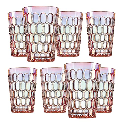 Godinger Fade Pink Highball Glass Tumbler Glass - Elegant And Stylish Glassware For Whiskey, Cocktails, And More - Perfect For Special Occasions And Celebrations #TOP7