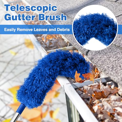 Yihuatop GUTTER CLEANING TOOLS From The Ground - Gutter Cleaning Tools Pole Roofing Tool Rain Gutter Guard Cleaner Tool thumb #3
