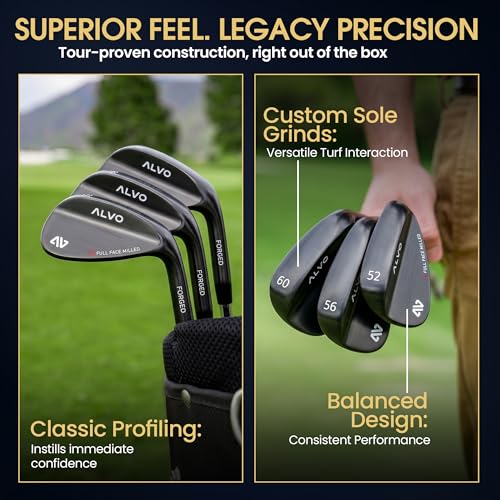 ALVO GOLF 52/56/60 Wedge Set