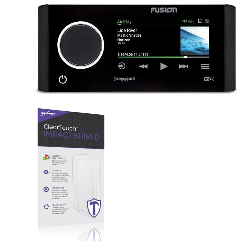 BoxWave Screen Protector Compatible with Garmin Fusion Apollo (MS-RA770) - ClearTouch ImpactShield (2-Pack), Impenetrable Screen Protector Flexible Film