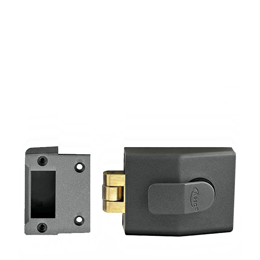 Asec Grey Rollerbolt Nightlatch