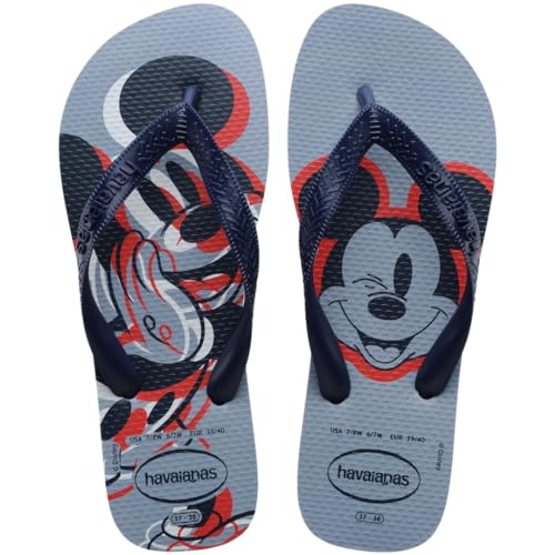 Havaianas Women Top Disney Flip Flops - Mickey Mouse Sandals - WIND, 7/8
