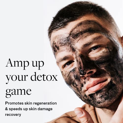 Lumin – Gesichtspeeling – Hautpflege für Männer – Aktivkohle-Gesichtspeeling reduziert Hautunreinheiten, fahle oder… - Image 4