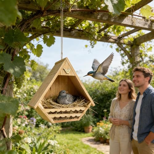 Maison d'oiseaux pour l'extérieur pour observer les moineaux - 3