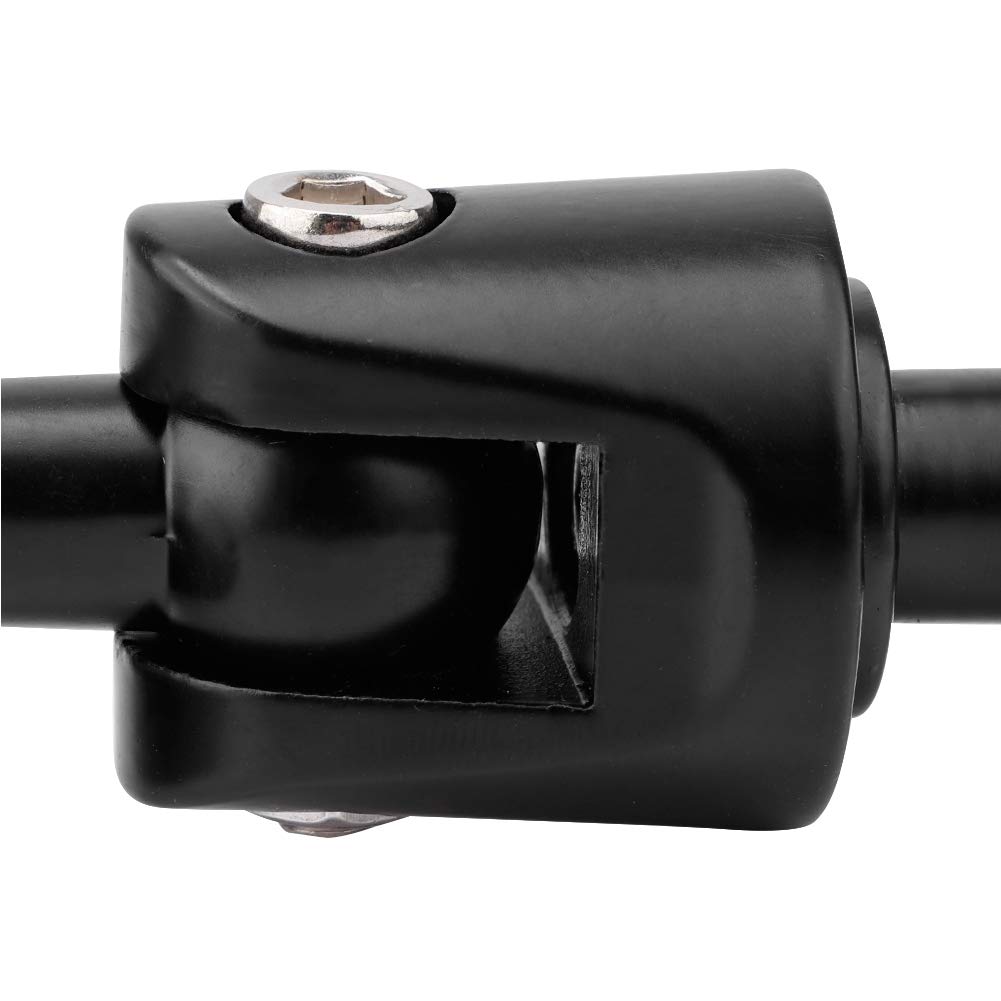 Qii lu Motocyklowe lusterko wsteczne, 2 szt. Motocykl zmodyfikowany składana kierownica Lustro wsteczne odblaskowe 22 mm