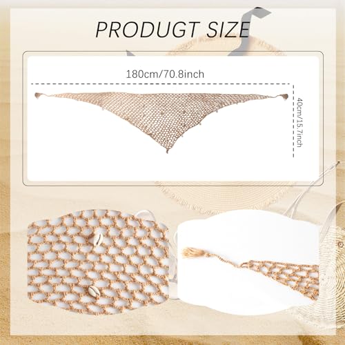 Women Swimwear Cover up Sarong Wraps Sexy Fashion Hand Crochet Shawl Capelet Shell Beach Triangle Fishnet Skirt Wrap2