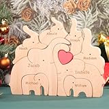 ♣【Éléphant Puzzle Personnalisé】Notre puzzle en bois Éléphant est disponible dans différents styles, y compris le modèle éléphant, ce qui en fait un choix idéal pour les familles qui souhaitent célébrer leur lien. Créez un souvenir précieux avec un design élégant et attrayant.