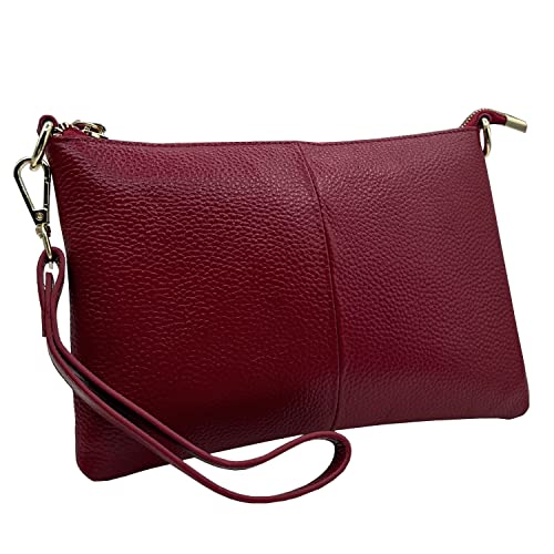 Image of Beurlike Leather Wristlet Wallet Clutch Purses For Women Small Crossbody Phone Bags