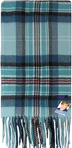 Diana Princess Memorial Tartan Plaid Luxury Brushed Wool Scarf