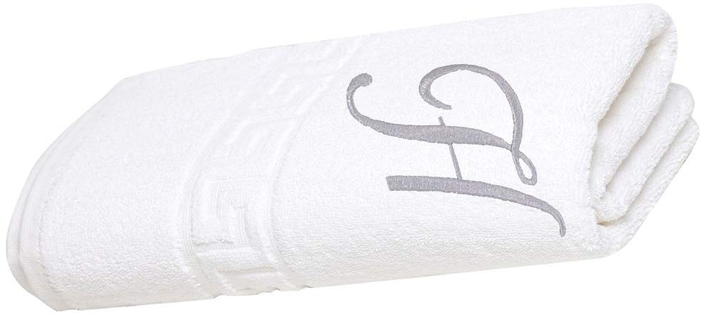 BYFT Magnolia - Bath Towel - 70x140 CM - 650 GSM - White - 'H'