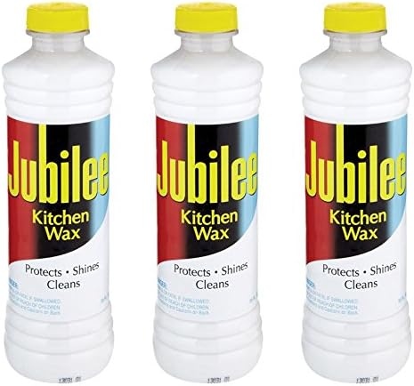 Jubilee Kitchen Cleaning Wax - For Appliances, Surfaces & Bathroom 15 Oz - Pack Of 3