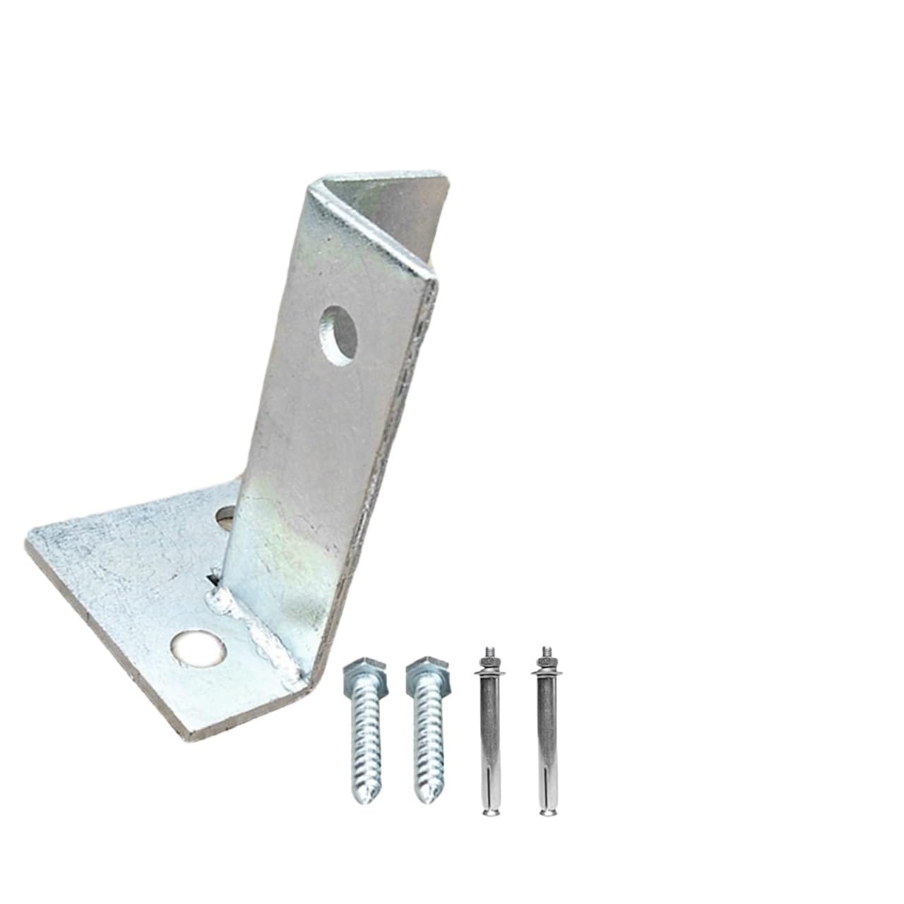 Adjustable Stainless Steel Post Anchor Brackets for Pergola, Fence, and Deck - 2.75" Base Width(4PCS)