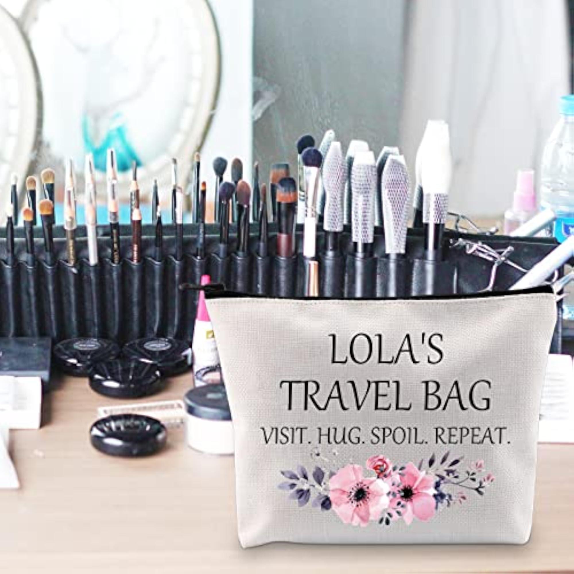 Lola Gift Travel Cosmetic Pouch, Fun Design