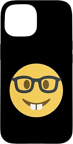 Miniatura 10 de iPhone XR Emoticon Nerd Face Nerd Face con estuche para gafas