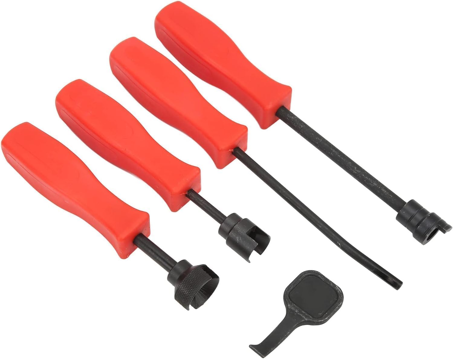 Kit di 8 utensili per l'estrazione dei freni a tamburo, universale, in acciaio 45, con rivestimento cromato ossidato e scatola portaoggetti