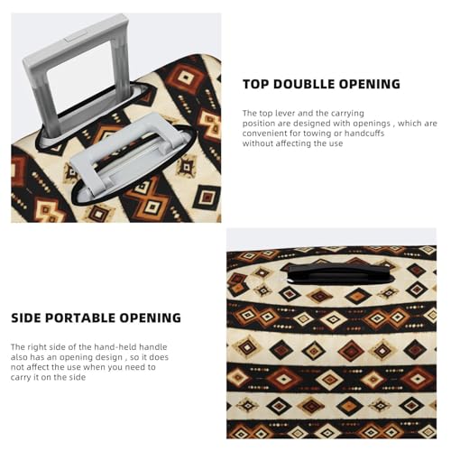 Luggage Cover - Retro Pattern A Print Travel Suitcase Covers For Luggage, High Elasticity Suit Case Cover Protector Fits 18-32 Inch4