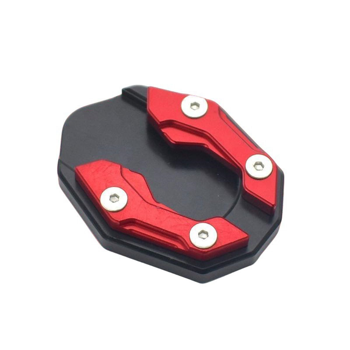 DDZYY Motorcycle Kickstand Pad for Triumph Tiger 900GT Pro Low 900 GT, Aluminum Alloy Side Stand Extension Enlarged Foot Pad Motorbike Accessories,B/Red