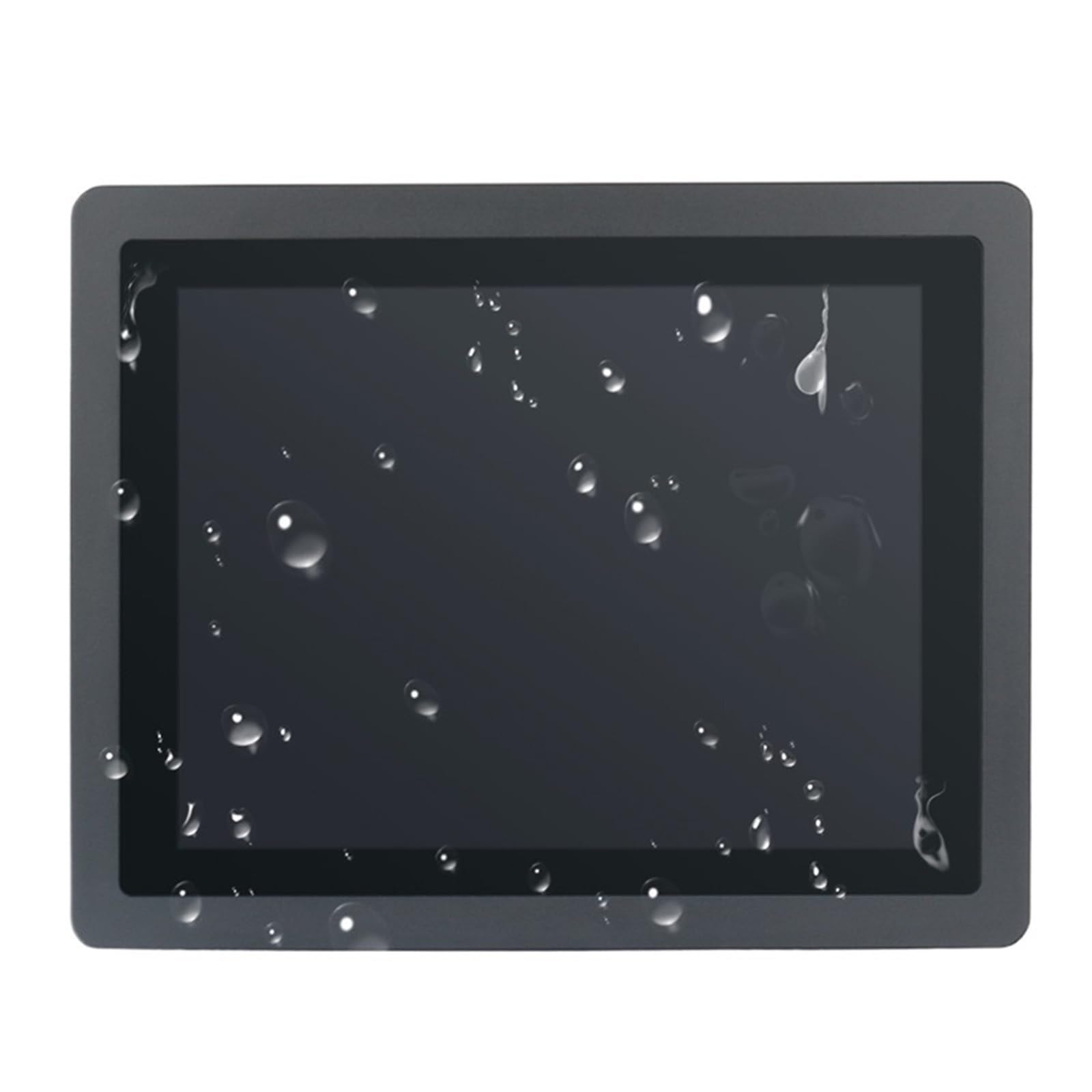 Monitor industriale impermeabile frontale da 17 pollici 1280x1024 con schermo touch capacitivo, porta VGA/DVI/HDMI, montaggio a parete(VGA DVI USB)
