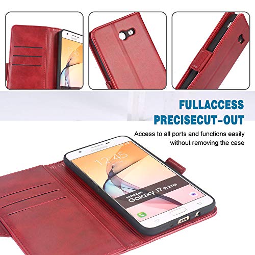 Coque Samsung Galaxy J7 2017 finition premium rouge haute densité - 7