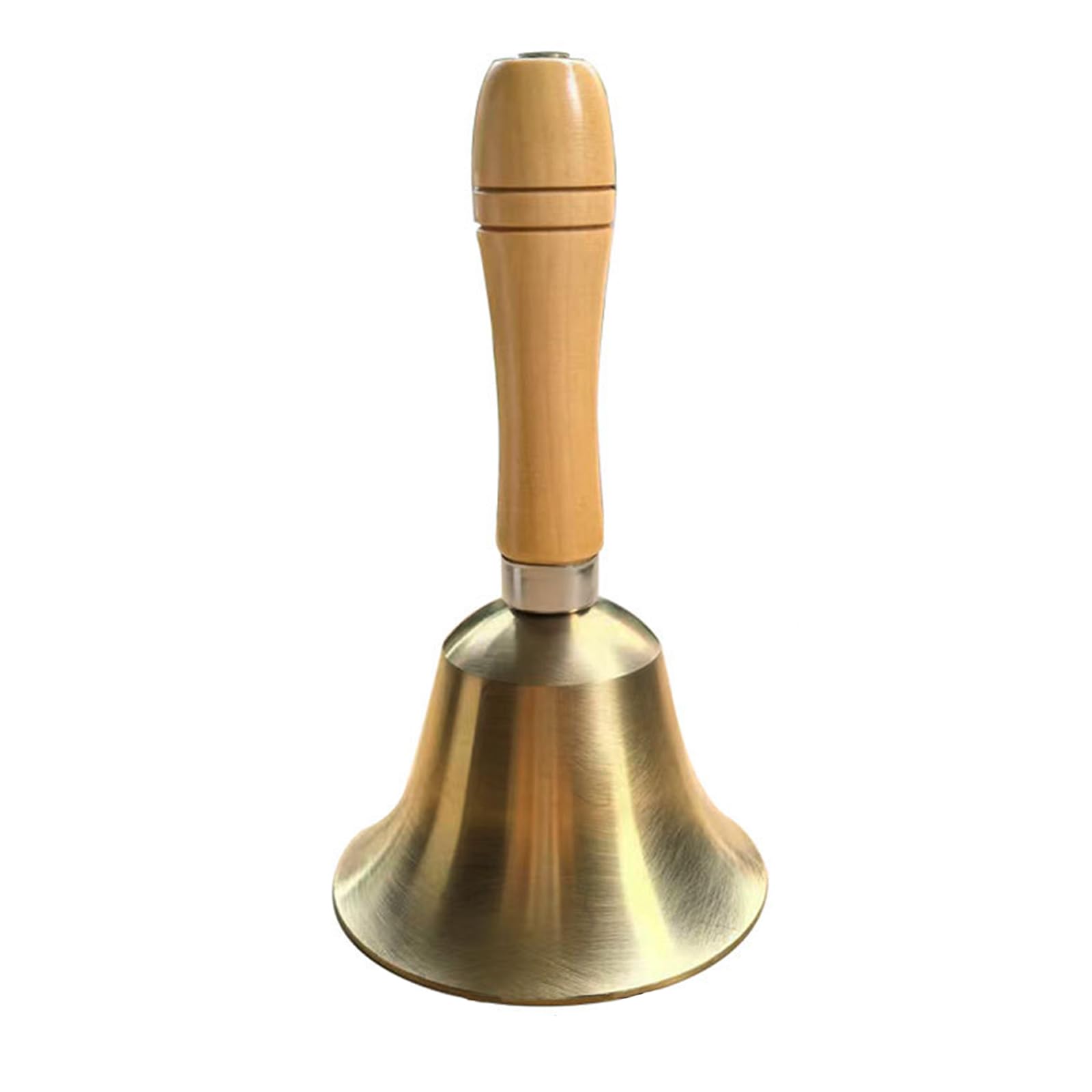 Campanillas de Metal 8x15cm con Mango de Madera Navidad Ruidosa Bolsa de Espuma
