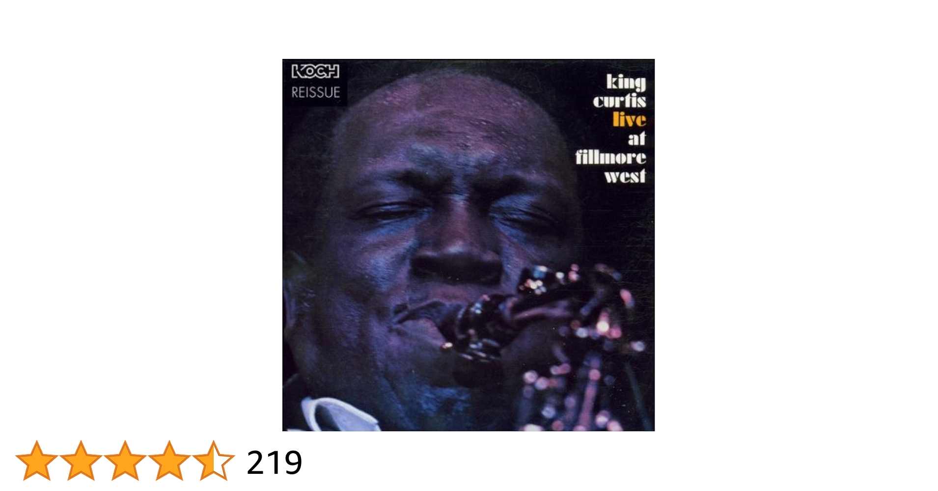 洋楽 King Curtis Live at Fillmore west Curtis, King - Live at Fillmore West - Amazon.com Music