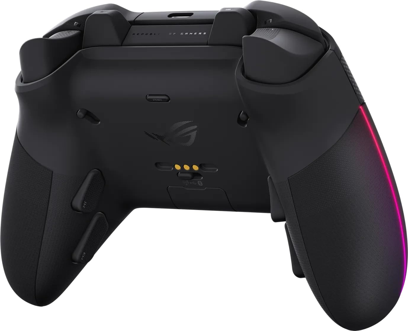 ASUS ROG Raikiri II Pro Controller di gioco wireless per PC, frequenza di polling 8K, joystick TMR sostituibili a caldo, trigger a doppia modalità, pannello a colori RGB, Bluetooth 5, wireless a 2,4