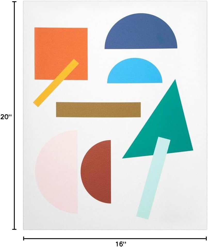 Now House by Jonathan Adler Chroma Elements Printed Canvas, 16" x 20"