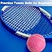 HiBallBall Tennis Balls, 4 Pack Practice Tennis Balls for Beginner, Training Tennis Balls for Pets Dogs (Pink)