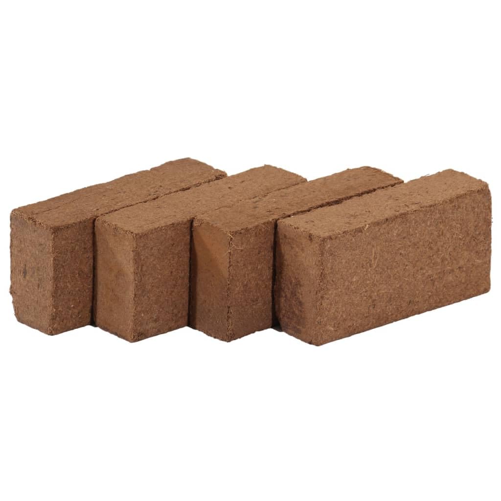 Kokosziegel 24 Stück Kokossubstrat für Pflanzen 15,6 kg Kokoserde für Garten Hydroponik Aussaat Stecklinge