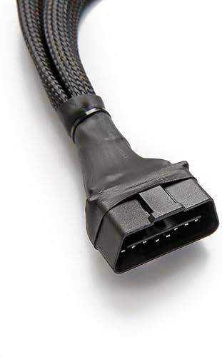 Miniatura 3 de bbfly-B6  Adaptador de cable OBD II OBD2 con extensión doble de 16 pines, 1 macho y 2 hembras (2 pies23.6 pulgadas)