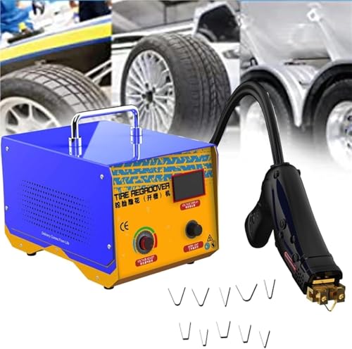 Kit di utensili per la scanalatura dei pneumatici con macchina di regolazione riscaldata da 1000 W per una migliore trazione su pneumatici per camion e auto