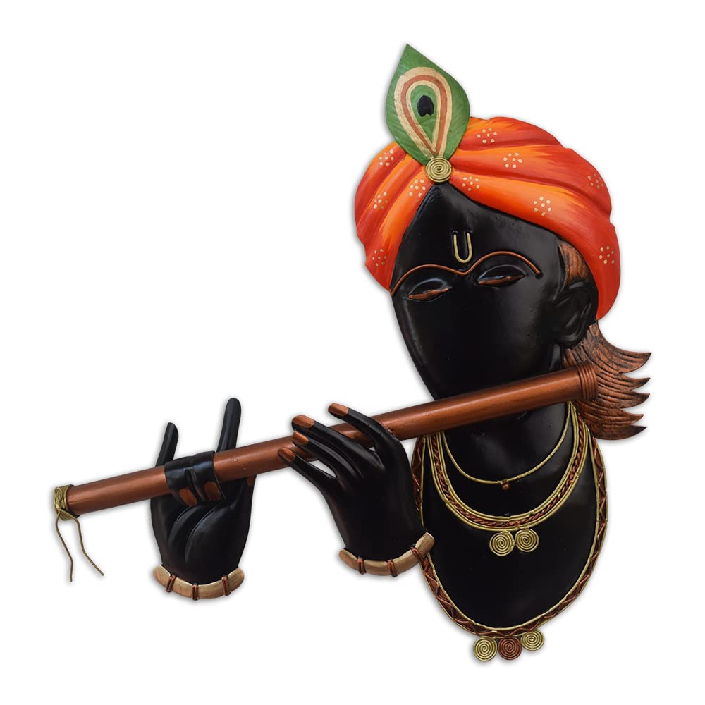 The Bombay Craft House Wrought And Cast Iron Wall Sculpture (17 x 16 x 2 inch, Multicolour)