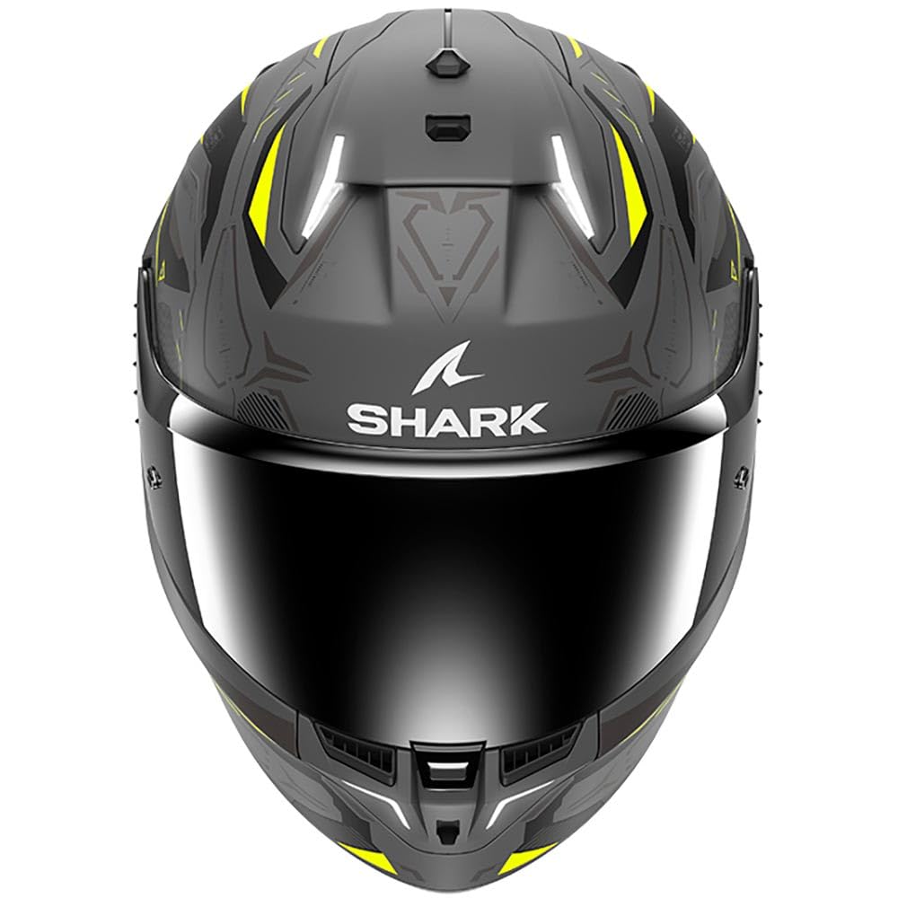 Shark, Casque Moto intégral SKWAL i3 LINIK Gris / Jaune,