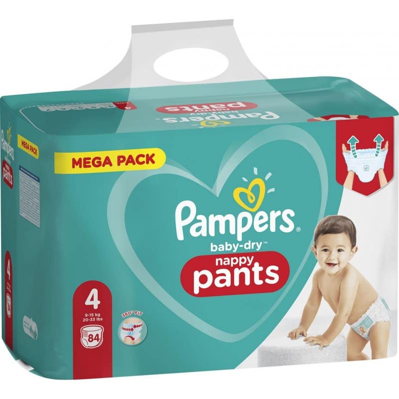 Pampers 81714248 Baby-Dry Pants pieluchy, białe