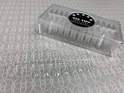 Sofi Art Instant Soft Gel Nail Tips - Square Natural Medium - 504 pcs 10 sizes