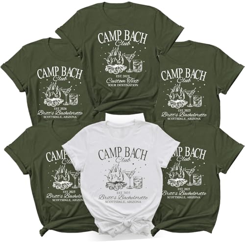 HHOD Camp Bachelorette Party Shirts, Bachelorette T-Shirt, Camp Shirt, Bridal Party Shirt Women, Bridesmaid Outfits