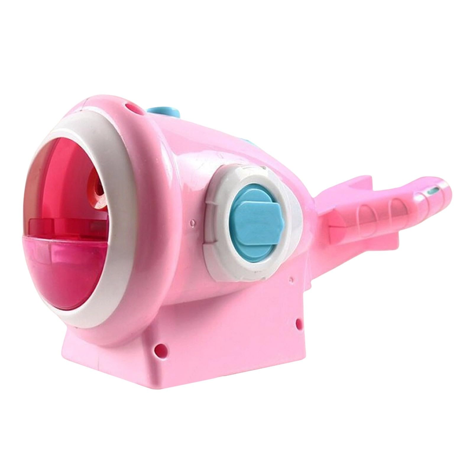 Childrens Bicycles Bubble Machine, Automatic Bubbles Maker for Bike Attachment, Portable Play Bubbling Machines with LED Lights for Children Bikes for Boys Outdoor Fun, Family Party (Pink)